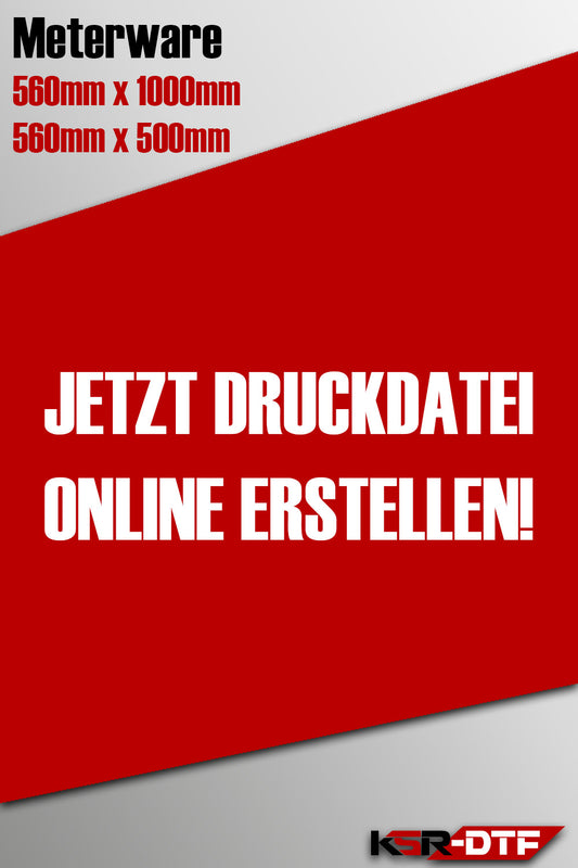 Druckdatei online erstellen